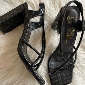 Black heels Size 6.5